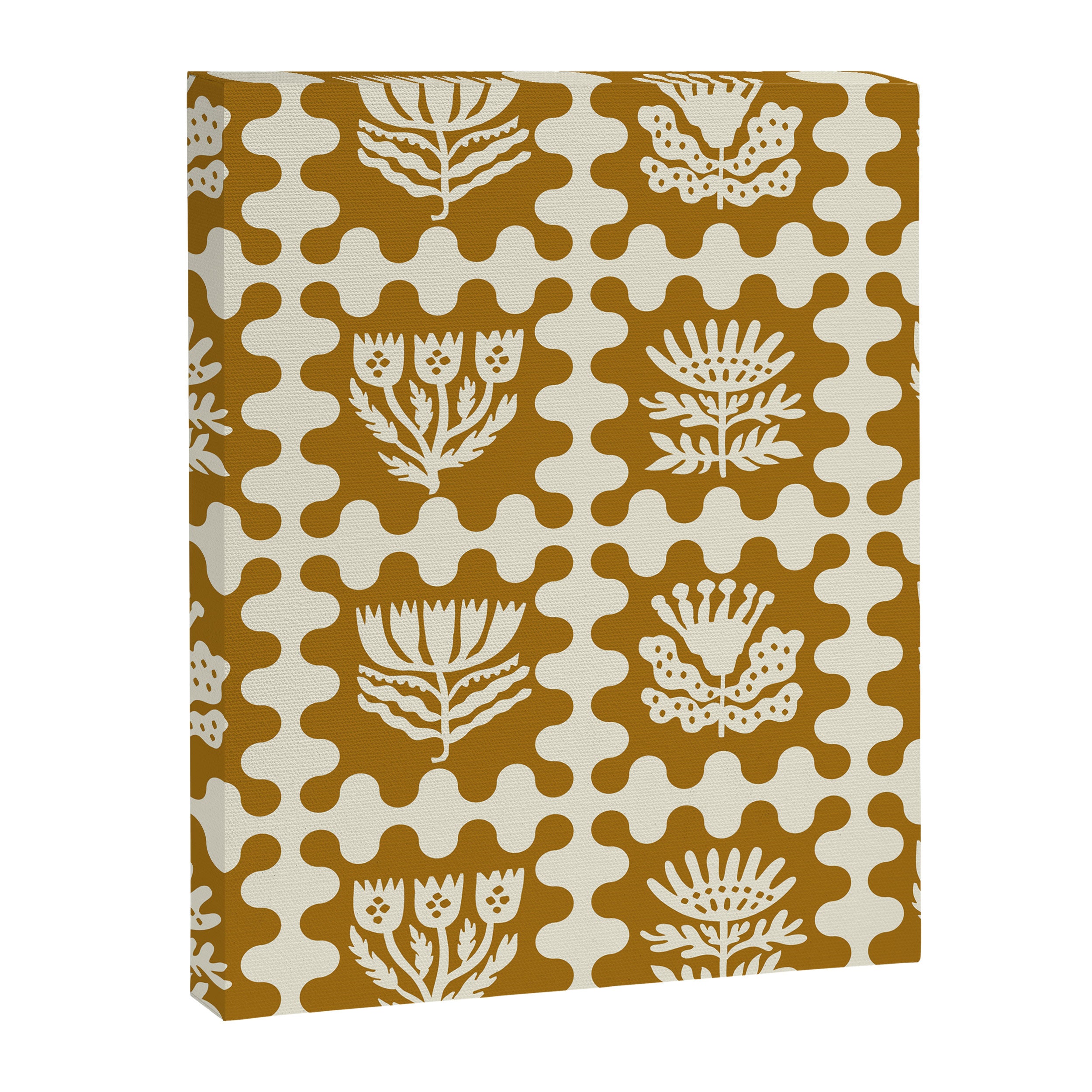 FOLKFLOWER MARIGOLD Canvas Print Gallery Image 8