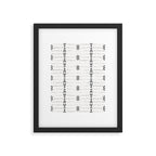 FRENCH LINEN STRIPE Framed Art Print Gallery Image 6