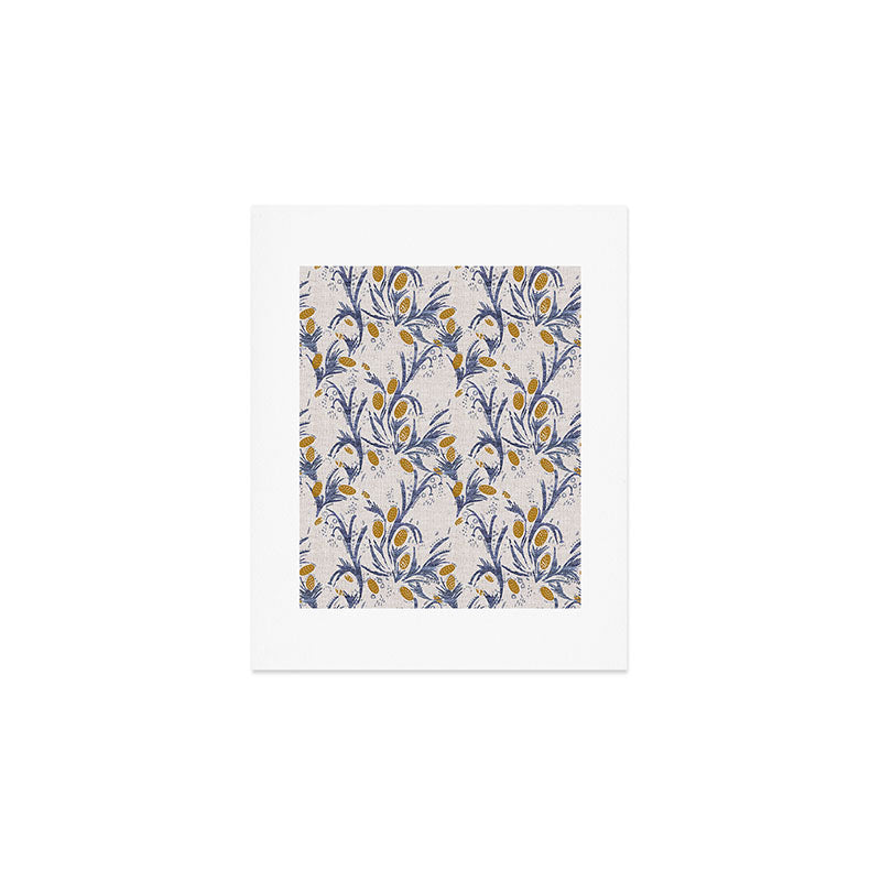 FRENCH LINEN THISTLE Art Print Gallery Image 1