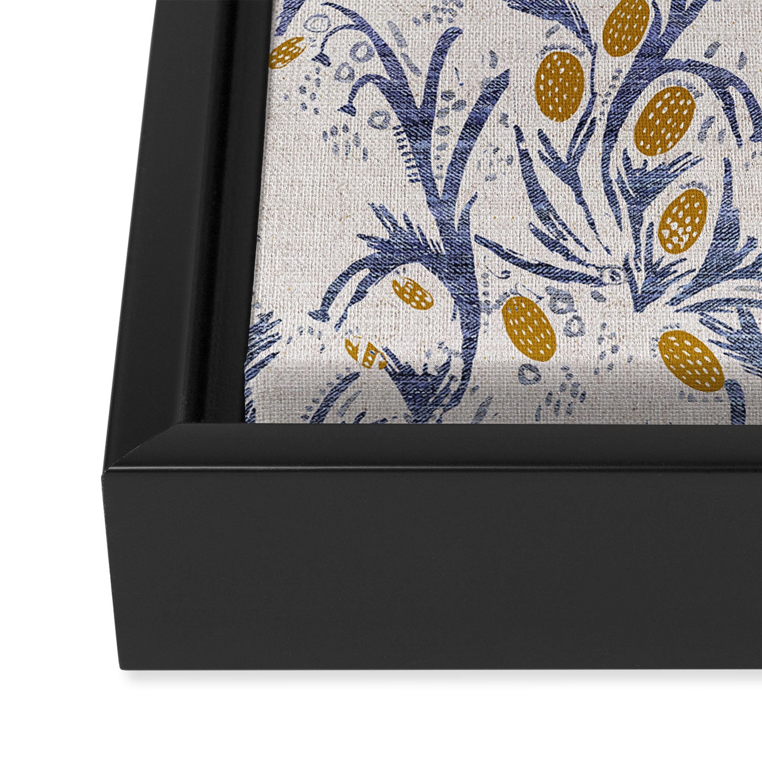 FRENCH LINEN THISTLE Framed Canvas Print Gallery Image 3