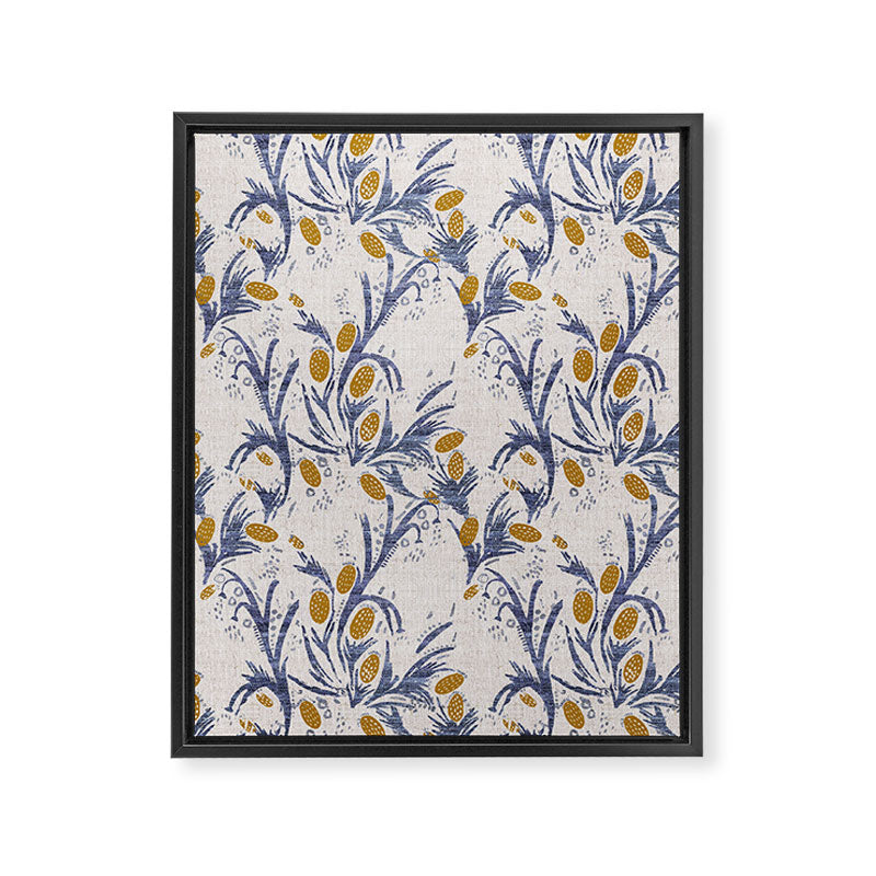 FRENCH LINEN THISTLE Framed Canvas Print Gallery Image 8
