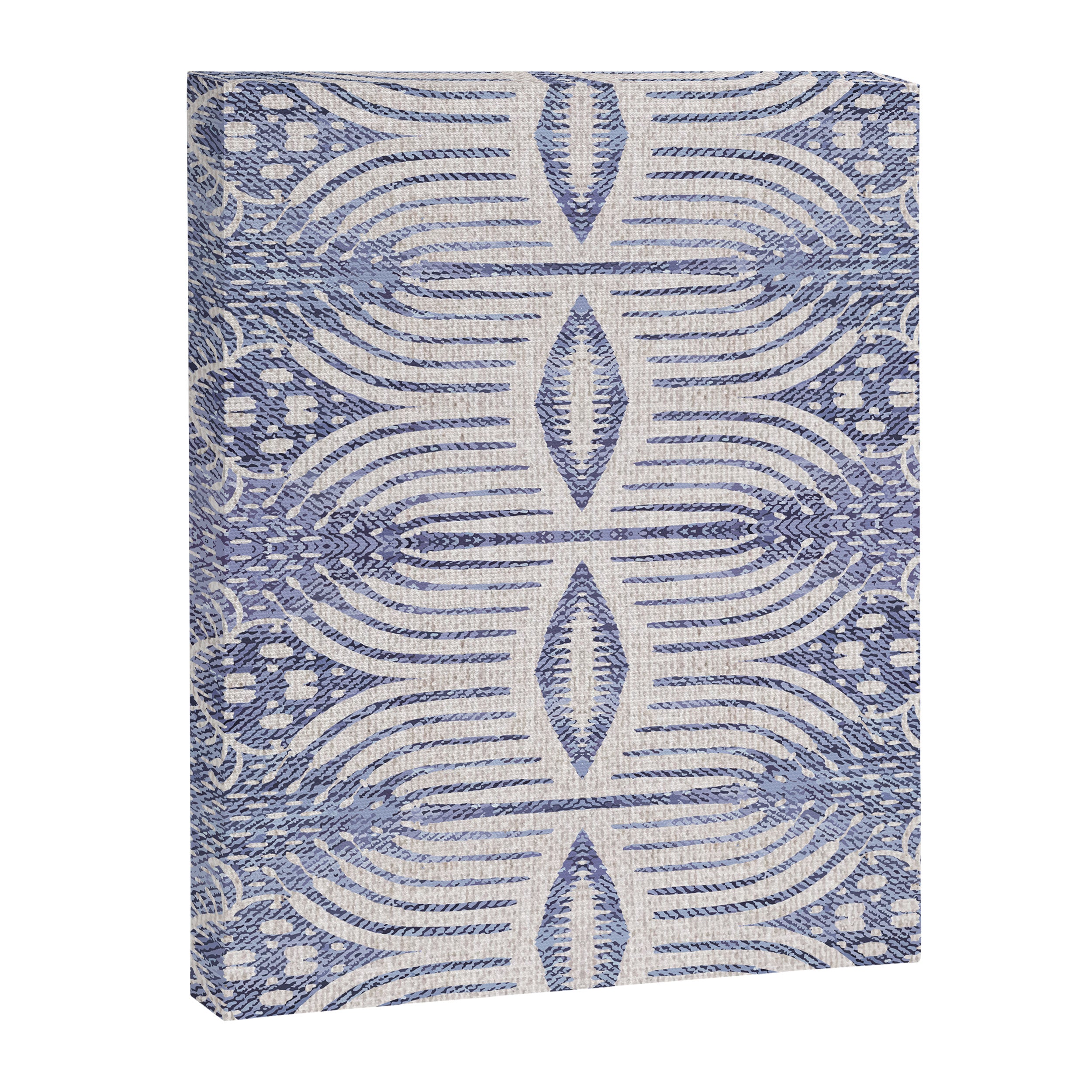 FRENCH LINEN TRIBAL IKAT Canvas Print Gallery Image 8