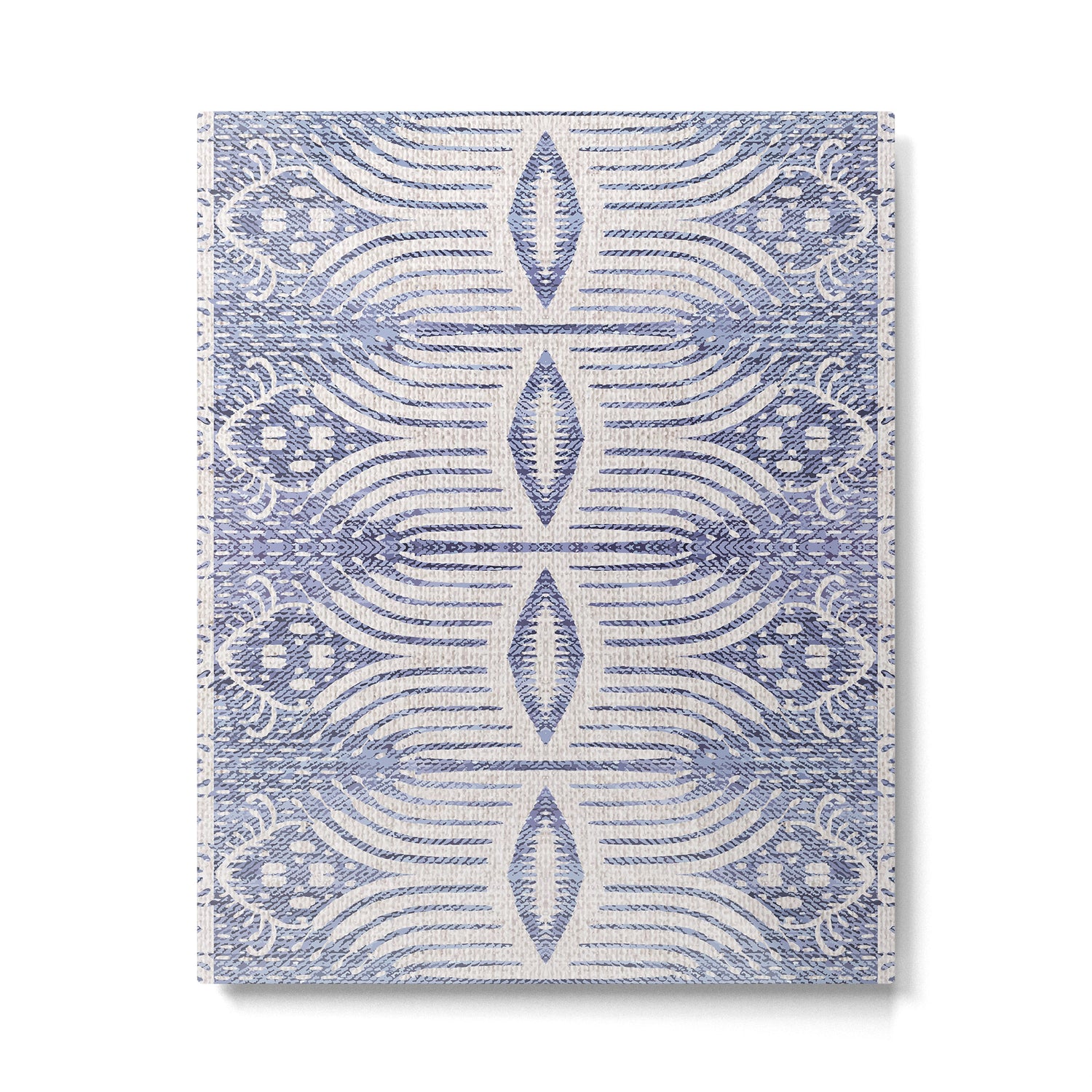 FRENCH LINEN TRIBAL IKAT Metal Print Gallery Image 6