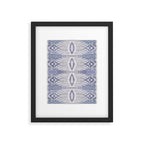 FRENCH LINEN TRIBAL IKAT Framed Art Print Gallery Image 4