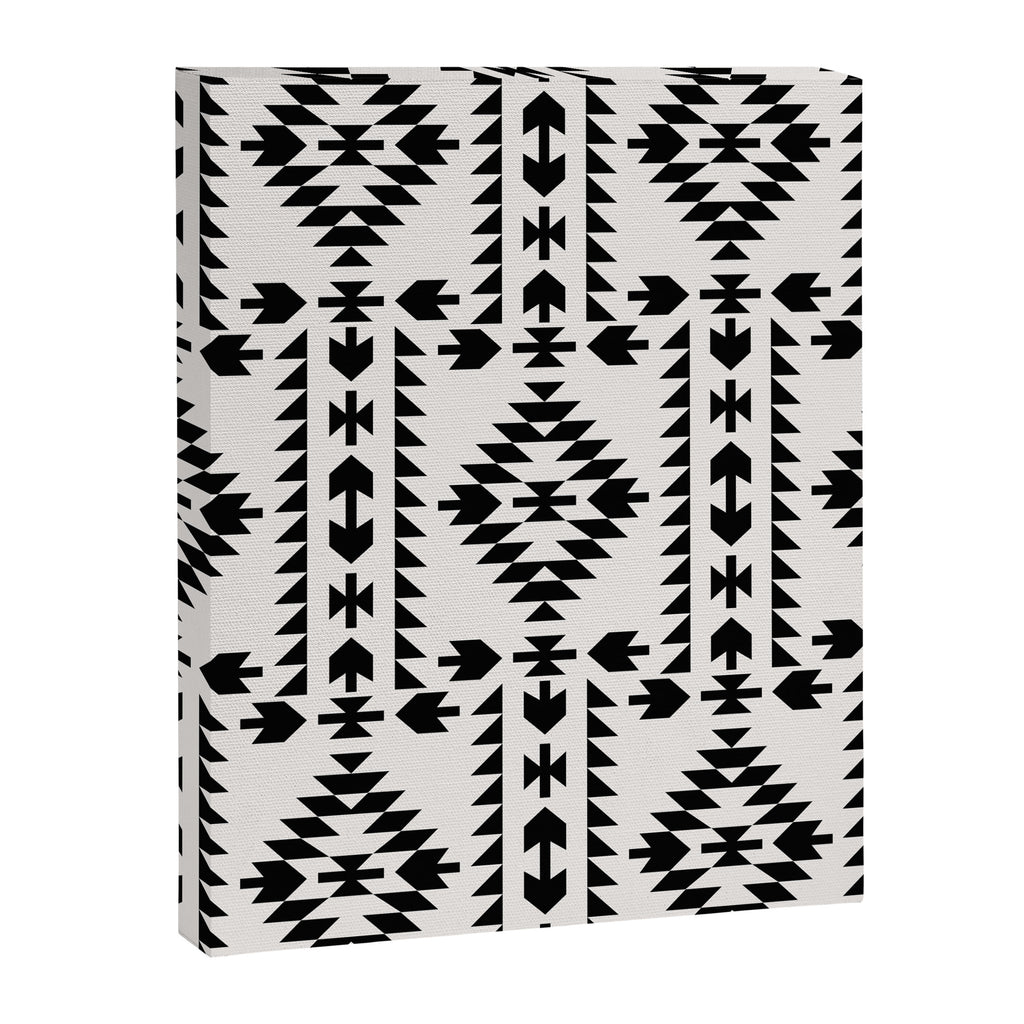 GEO PANEL WHITE Canvas Print Gallery Image 8