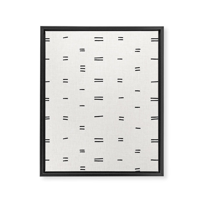 HAMMAH MUDCLOTH Framed Canvas Print Gallery Image 1