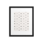 HAMMAH MUDCLOTH Framed Art Print Gallery Image 4