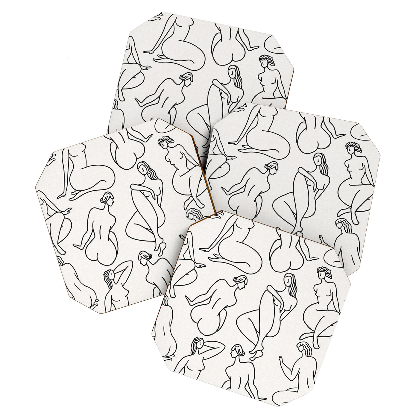 HERA LIGHT LINEN Coaster