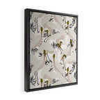 HERON WHITE Framed Canvas Print Gallery Image 2