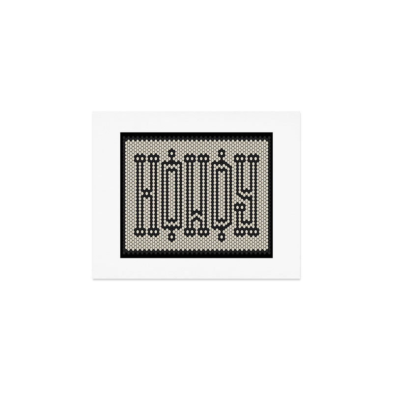 HOWDY Art Print Gallery Image 1