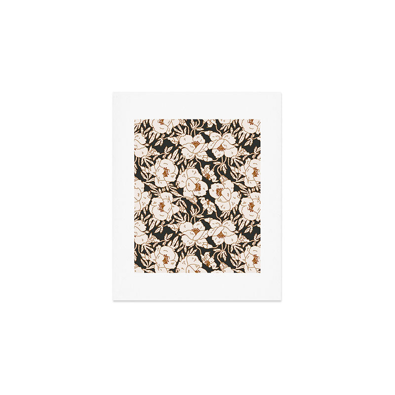 INDRA POPPY DARK Art Print Gallery Image 1