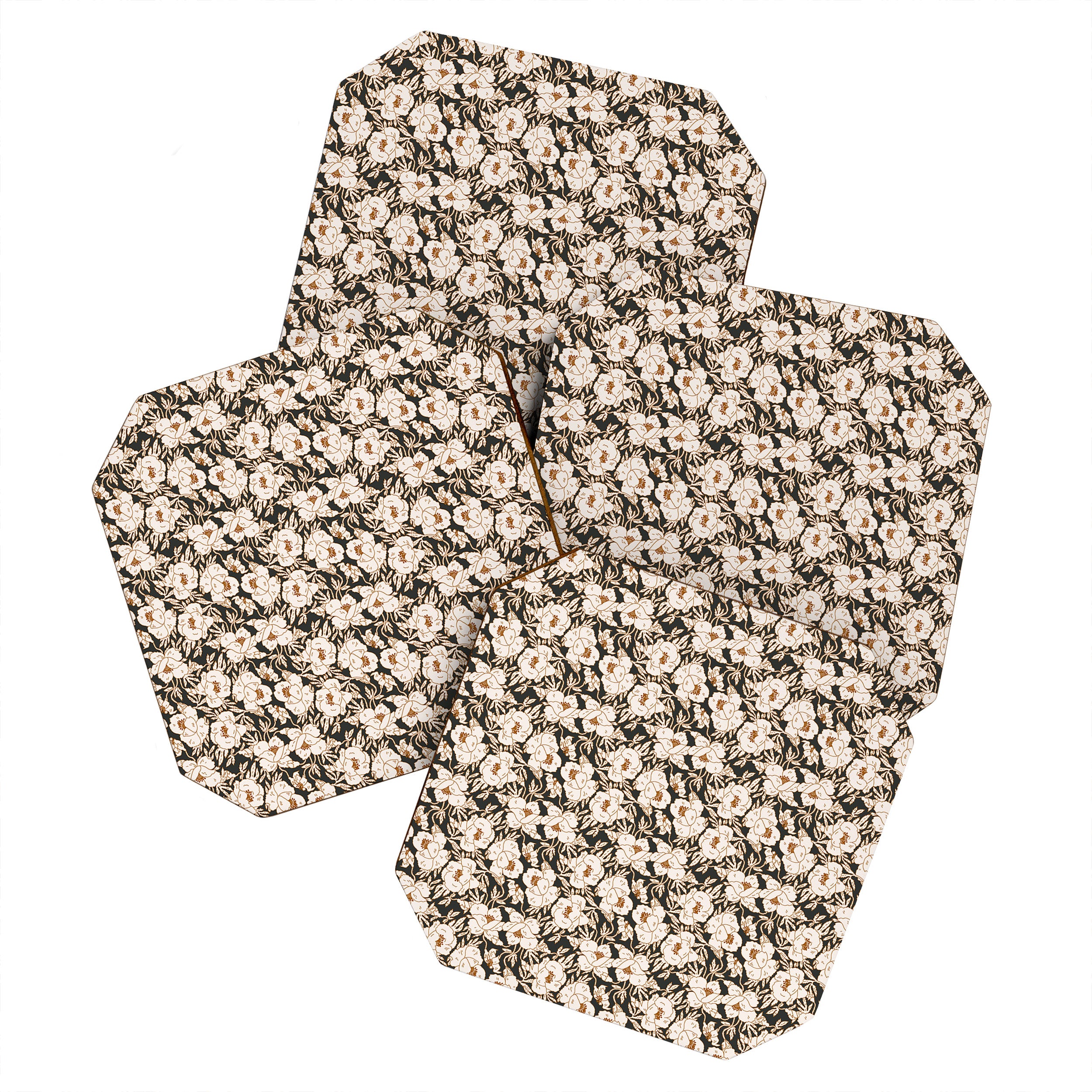 INDRA POPPY DARK Coaster Gallery Image 1