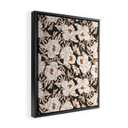 INDRA POPPY DARK Framed Canvas Print Gallery Image 2