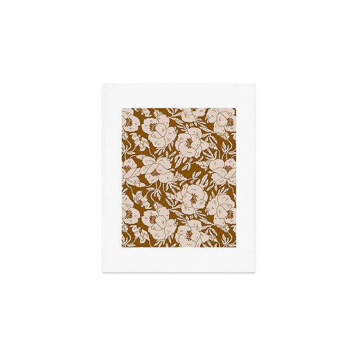 INDRA POPPY OCHRE Art Print Gallery Image 1