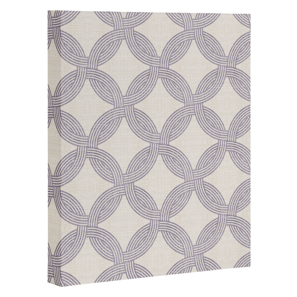 JUNGLIA WEAVE SLATE Canvas Print Gallery Image 3
