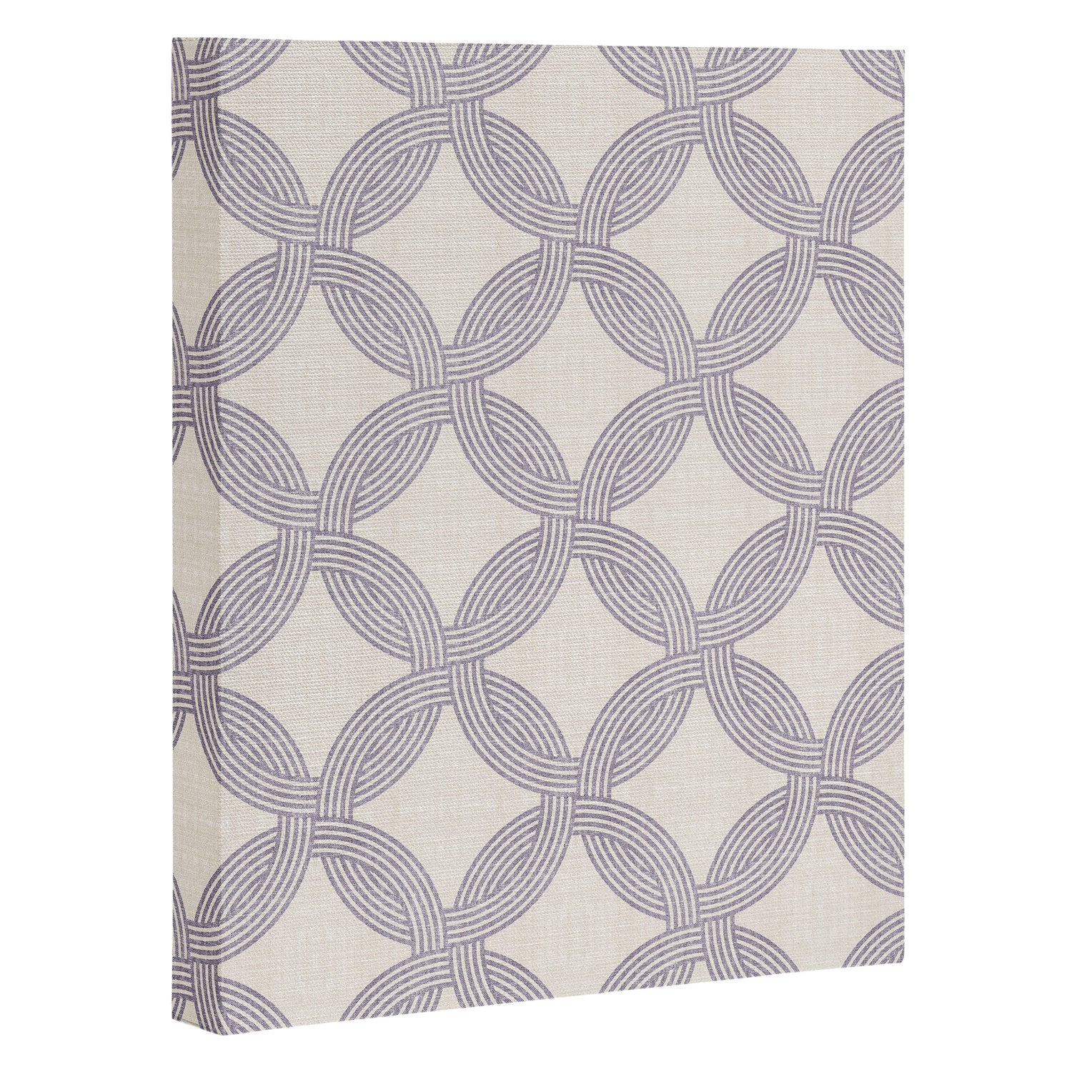 JUNGLIA WEAVE SLATE Canvas Print Gallery Image 3
