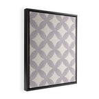 JUNGLIA WEAVE SLATE Framed Canvas Print Gallery Image 2