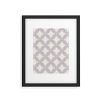 JUNGLIA WEAVE SLATE Framed Art Print Gallery Image 4