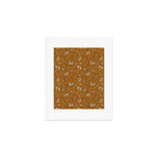 KALAMI FLORAL MUSTARD Art Print Gallery Image 1