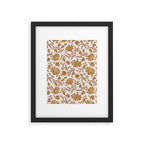 KALAMI FLORAL MUSTARD Framed Art Print Gallery Image 6