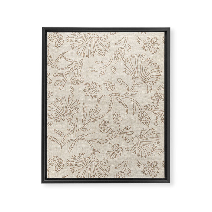 KALAMI LINEN Framed Canvas Print Gallery Image 1