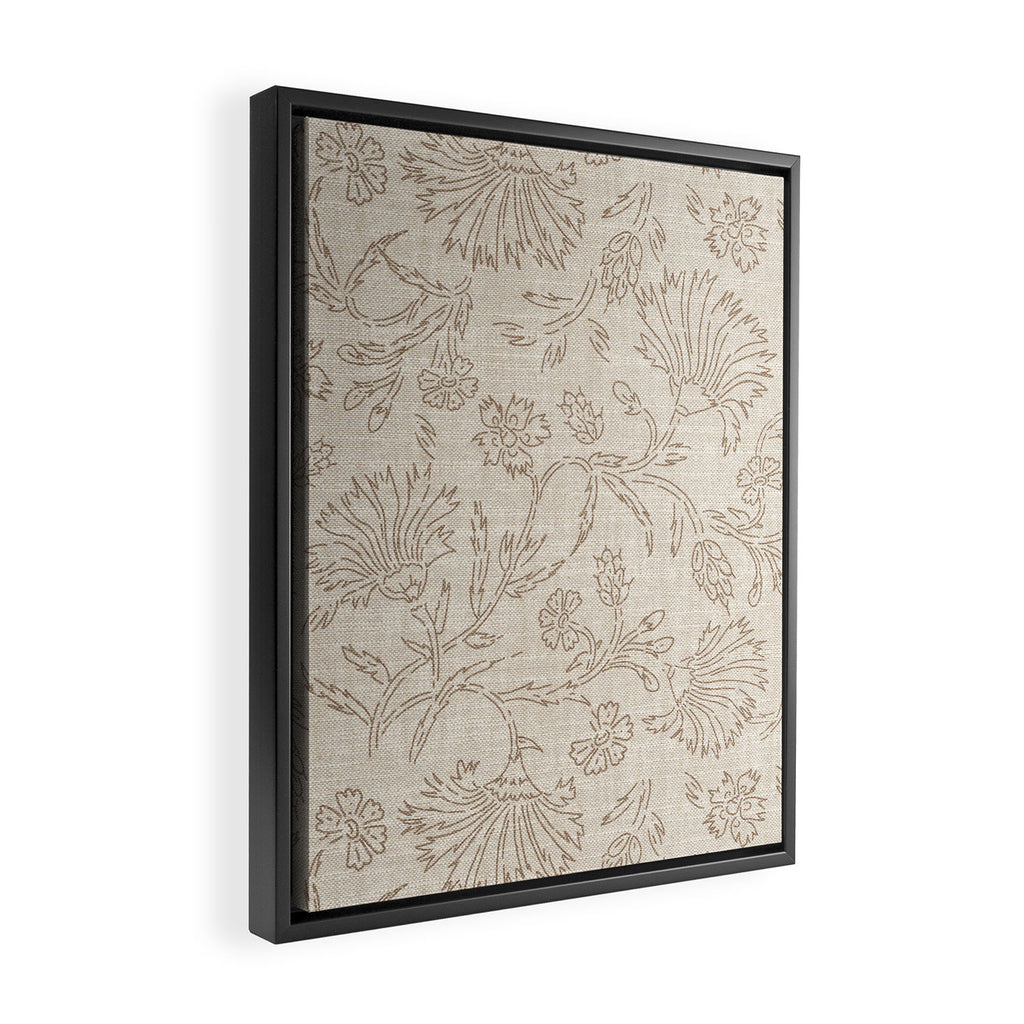 KALAMI LINEN Framed Canvas Print Gallery Image 2