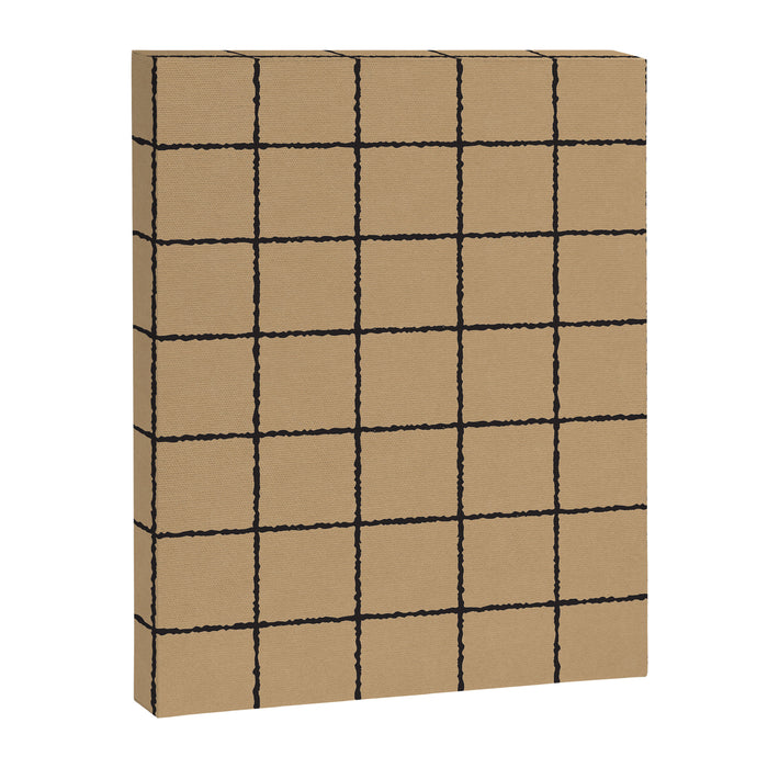 KRAFT GRID Canvas Print Gallery Image 1