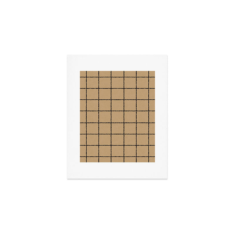 KRAFT GRID Art Print Gallery Image 1