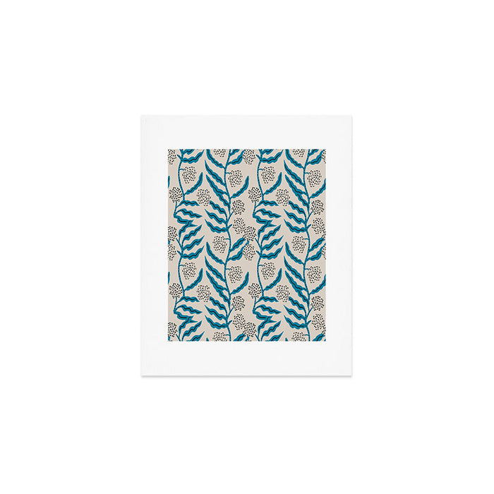 LA VILLE VINE BLUE Art Print Gallery Image 1
