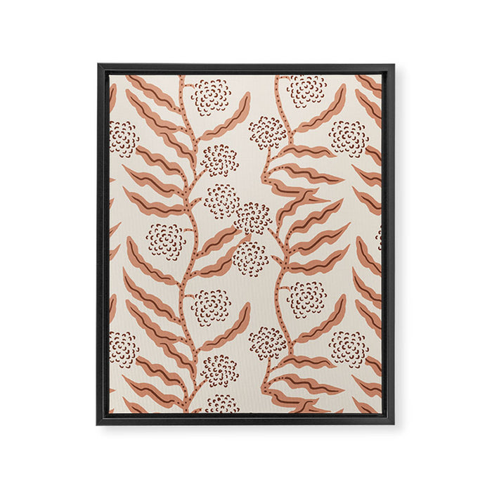 LA VILLE VINE BLUSH Framed Canvas Print Gallery Image 1