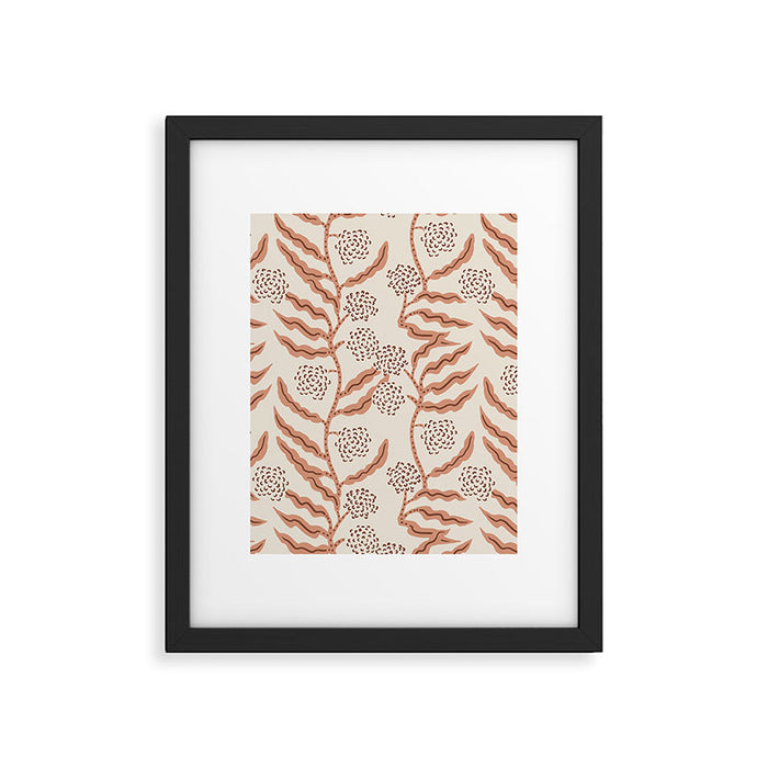 LA VILLE VINE BLUSH Framed Art Print Gallery Image 1