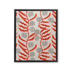 LA VILLE VINE CORAL Framed Canvas Print Gallery Image 8