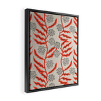 LA VILLE VINE CORAL Framed Canvas Print Gallery Image 2