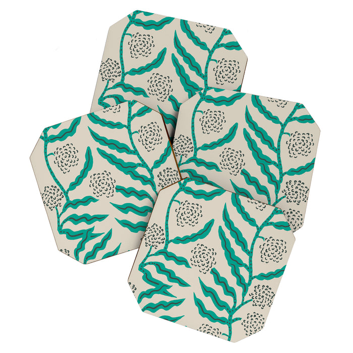 LA VILLE VINE MINT Coaster Gallery Image 1