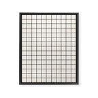 LINEN GRID Framed Canvas Print Gallery Image 8