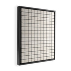LINEN GRID Framed Canvas Print Gallery Image 2