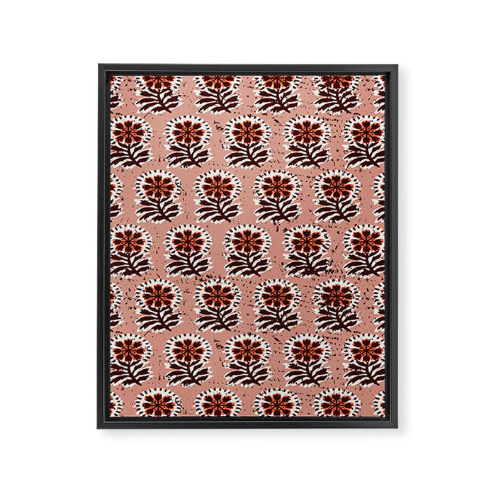 MACHA PINK COSMOS Framed Canvas Print Gallery Image 1