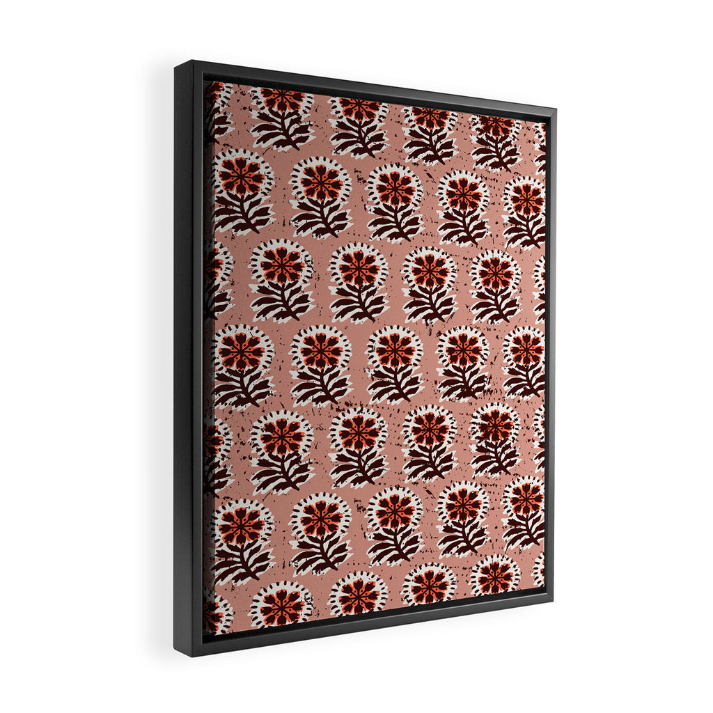 MACHA PINK COSMOS Framed Canvas Print Gallery Image 2