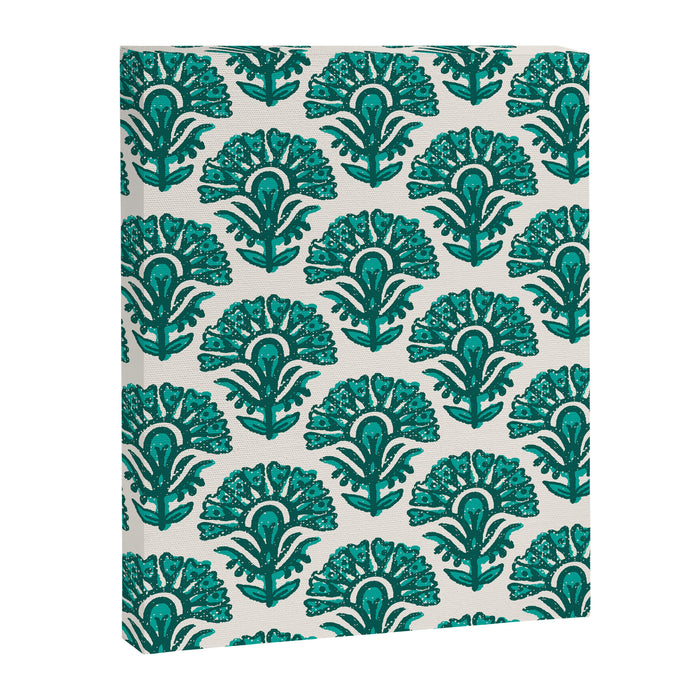 MACHA TEAL Canvas Print Gallery Image 1