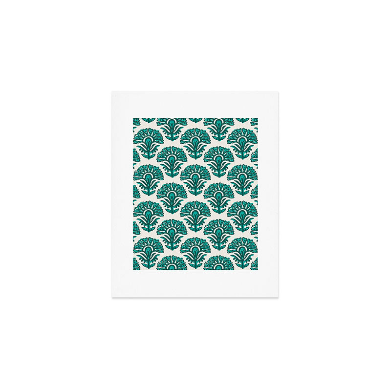MACHA TEAL Art Print Gallery Image 1