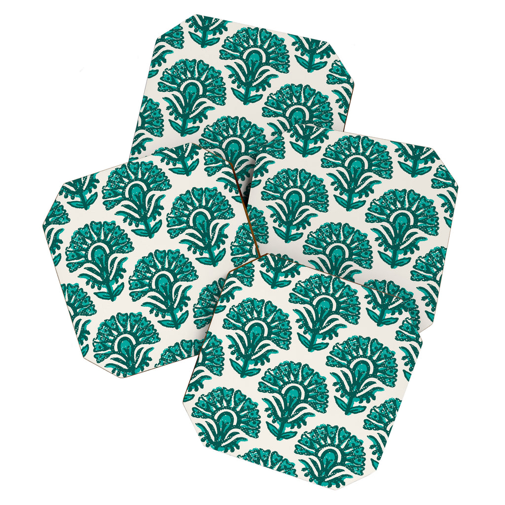 MACHA TEAL Coaster Gallery Image 1