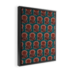 MACHA TEAL COSMOS Framed Canvas Print Gallery Image 2