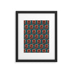 MACHA TEAL COSMOS Framed Art Print Gallery Image 6