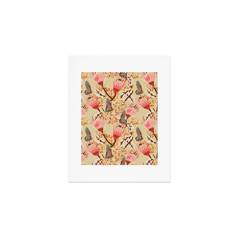 MADEMOISELLE TEMPLE BUTTERFLY Art Print Gallery Image 1
