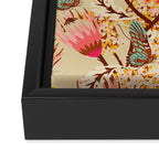 MADEMOISELLE TEMPLE BUTTERFLY Framed Canvas Print Gallery Image 3