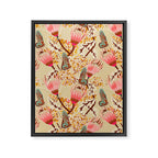 MADEMOISELLE TEMPLE BUTTERFLY Framed Canvas Print Gallery Image 8