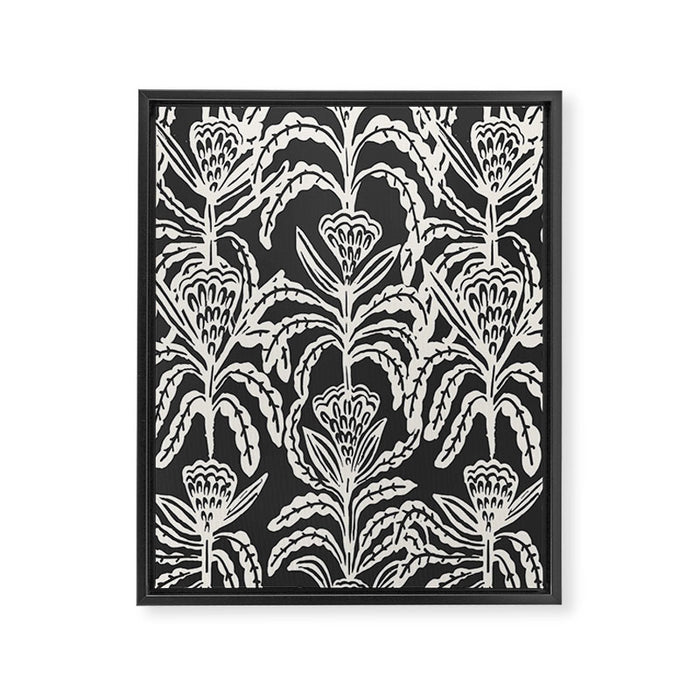 MAISEY NEUTRAL DARK Framed Canvas Print Gallery Image 1
