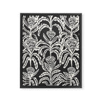 MAISEY NEUTRAL DARK Framed Canvas Print Gallery Image 8
