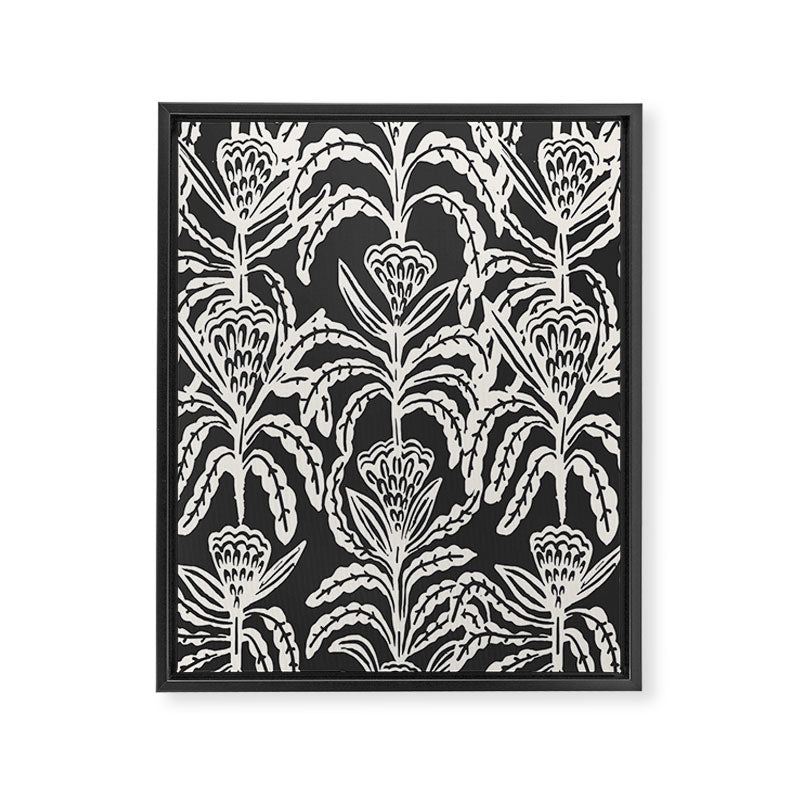 MAISEY NEUTRAL DARK Framed Canvas Print Gallery Image 8