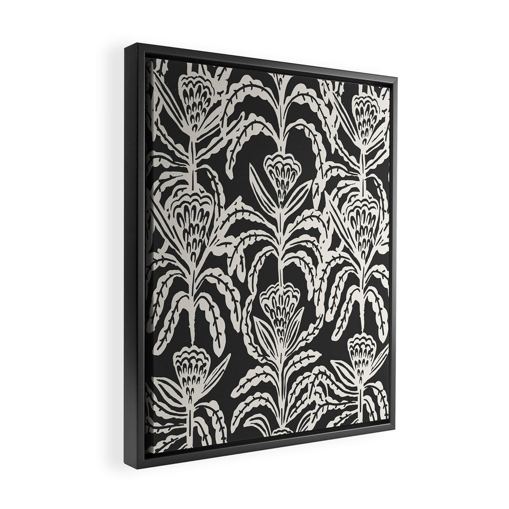 MAISEY NEUTRAL DARK Framed Canvas Print Gallery Image 2